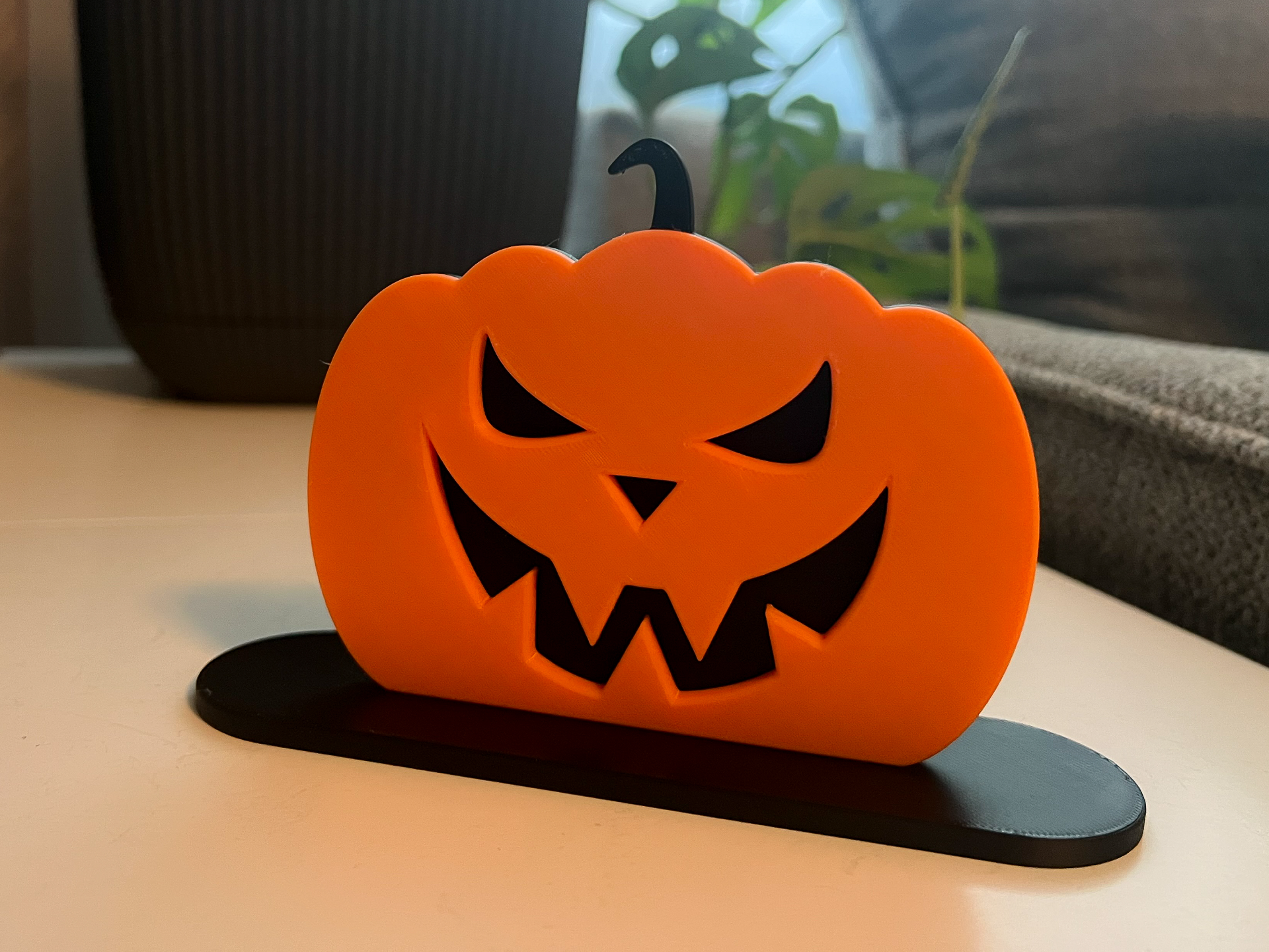 Scary Pumpkin Decoration