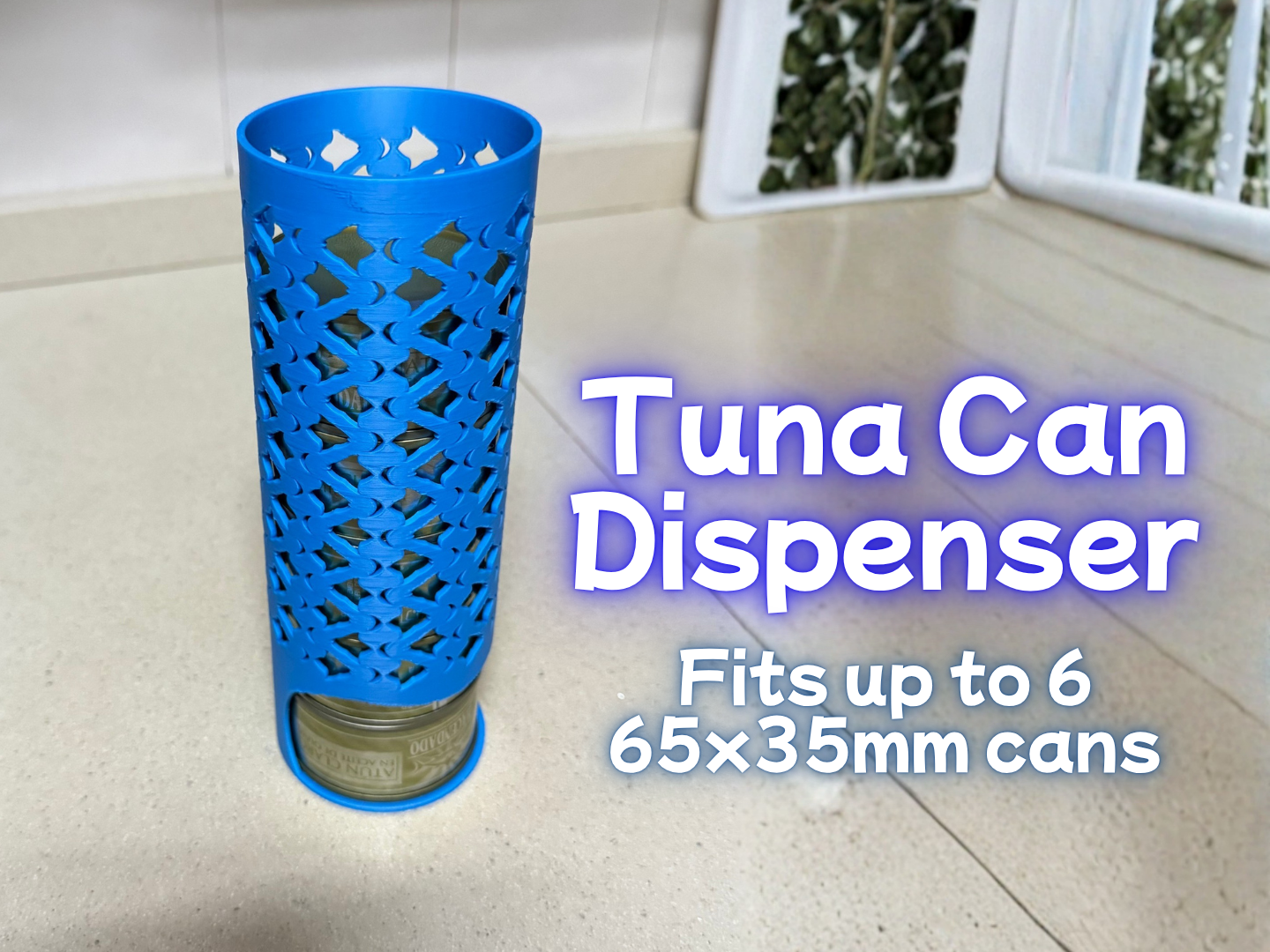 Fish Style Tuna Can Dispenser (65mm)