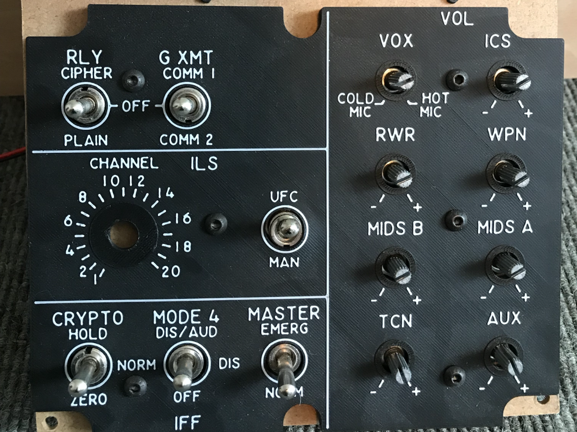 F18 Comm Panel Open Hornet