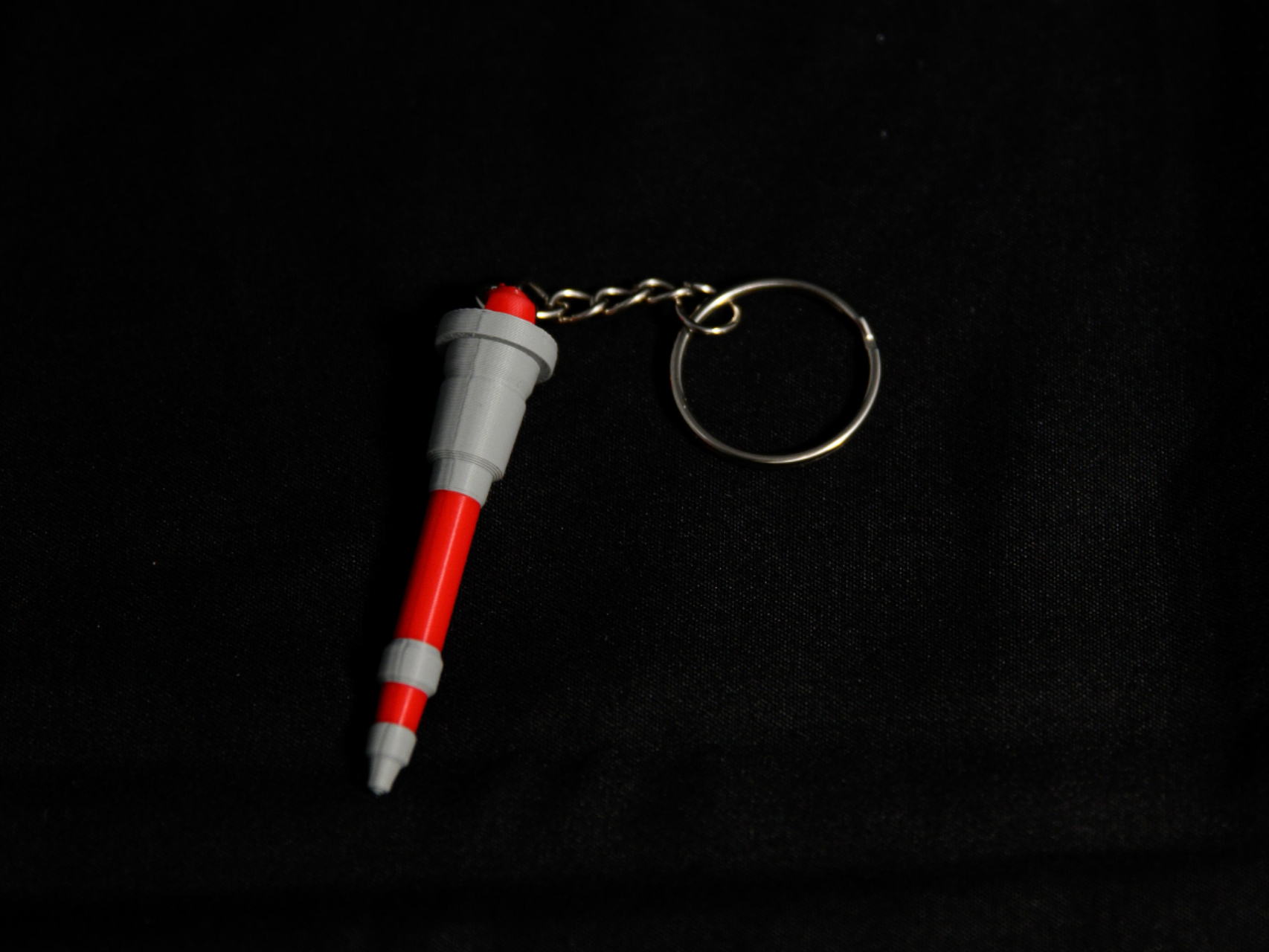 Firefighter nozzle keychain