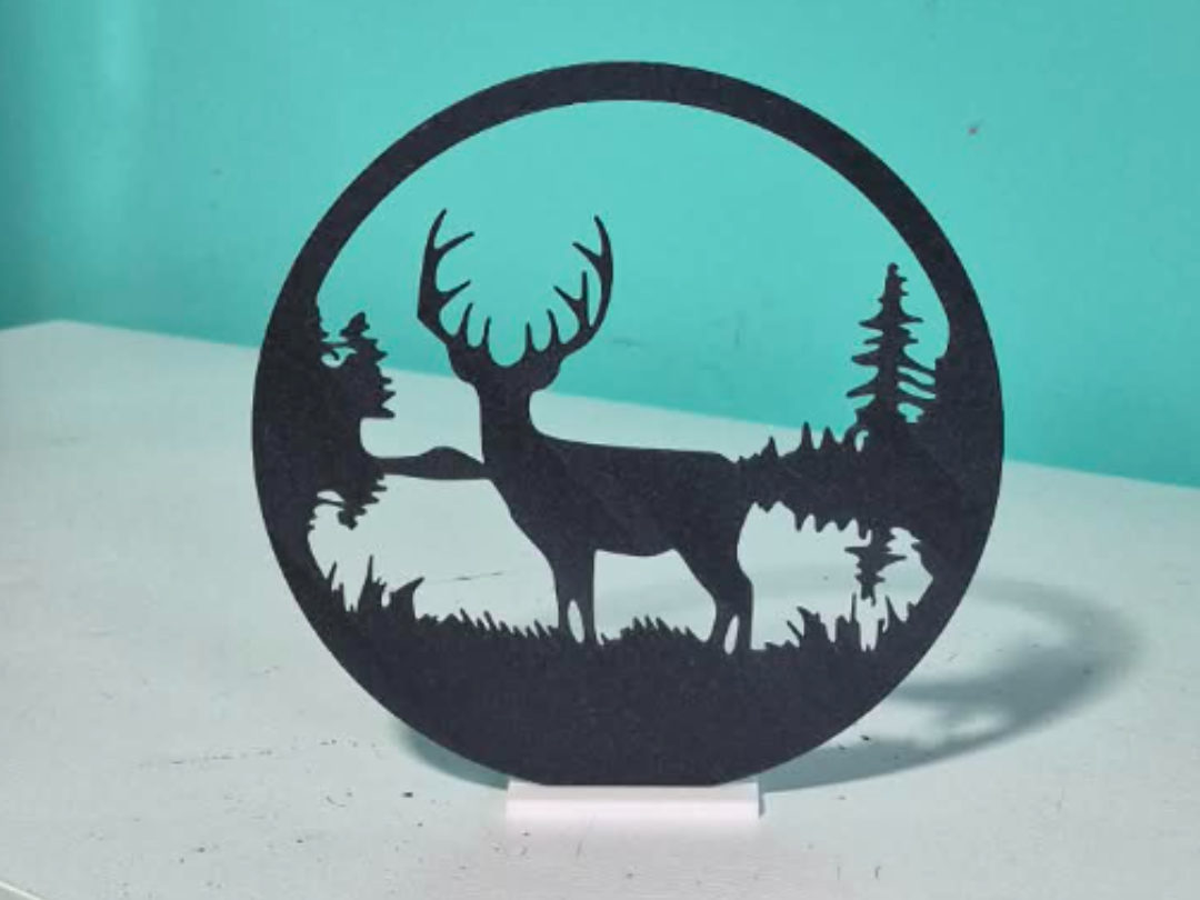 Deer art circle