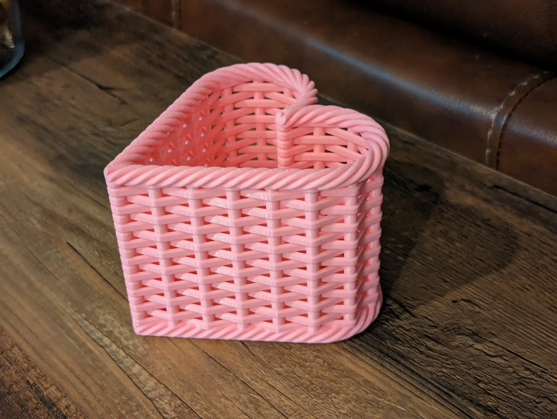 Woven Heart Container | Tall