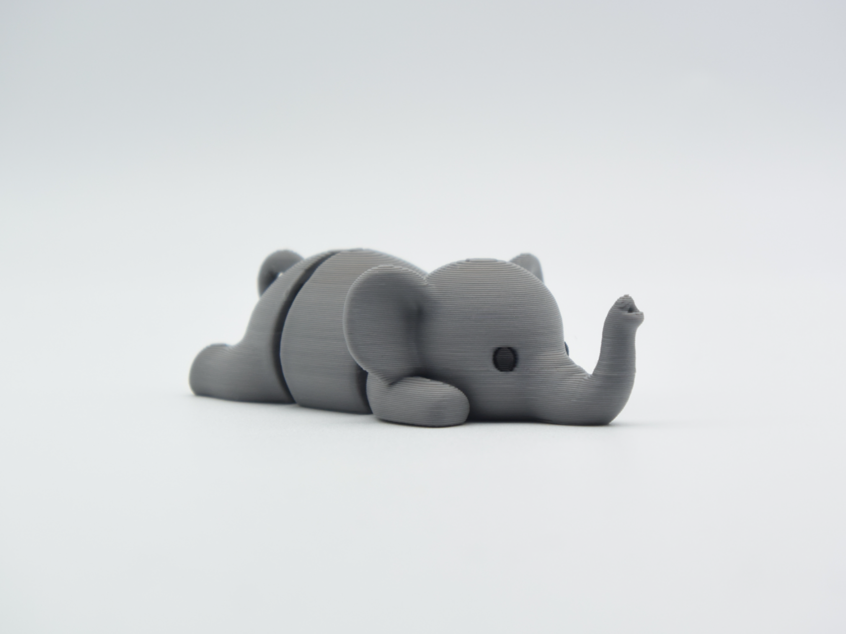 Flexi Elephant - Articulated Keychain