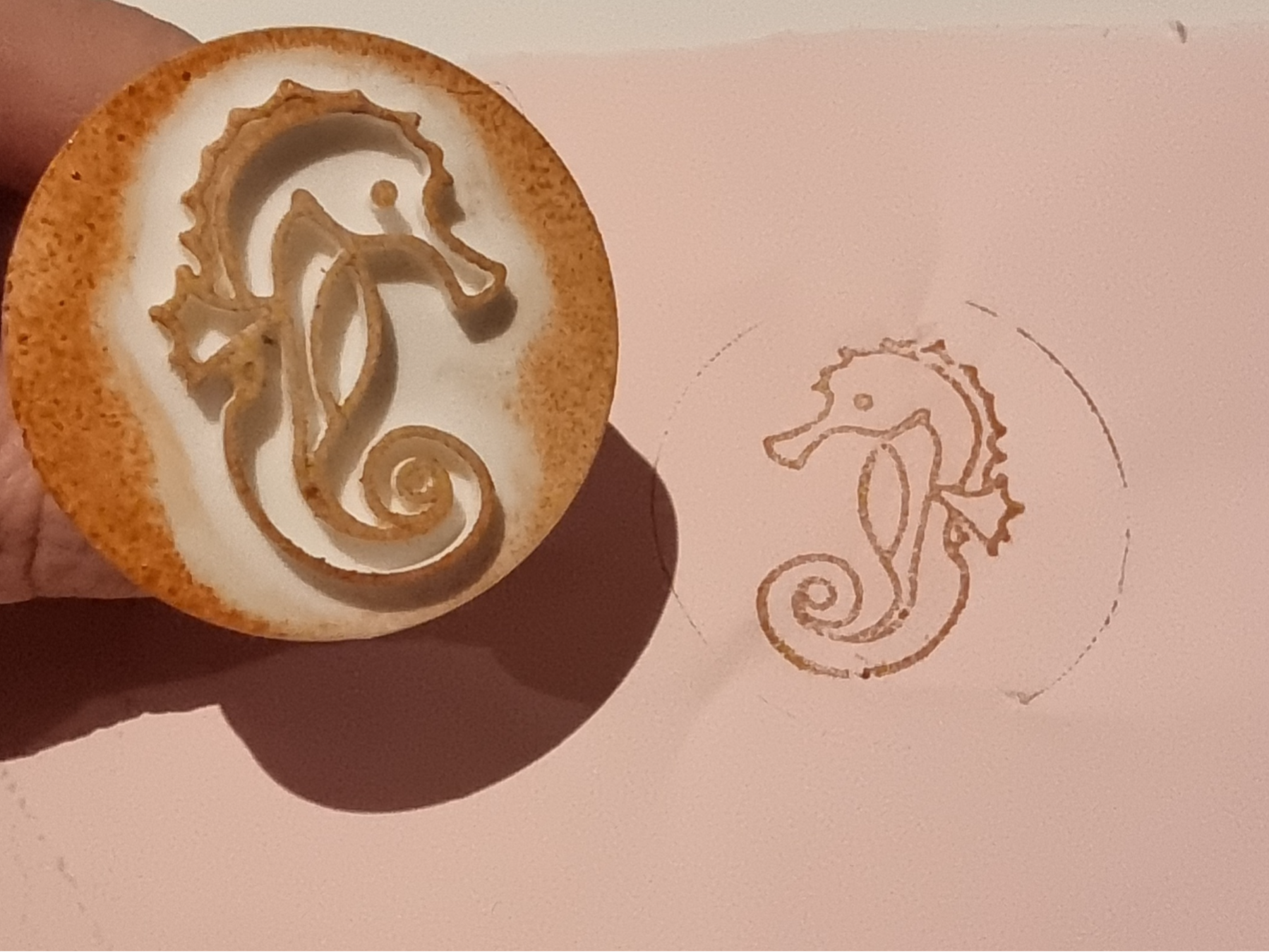 Seahorse stamp