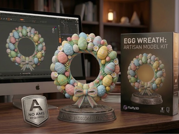 Paintable Easter Egg Wreath