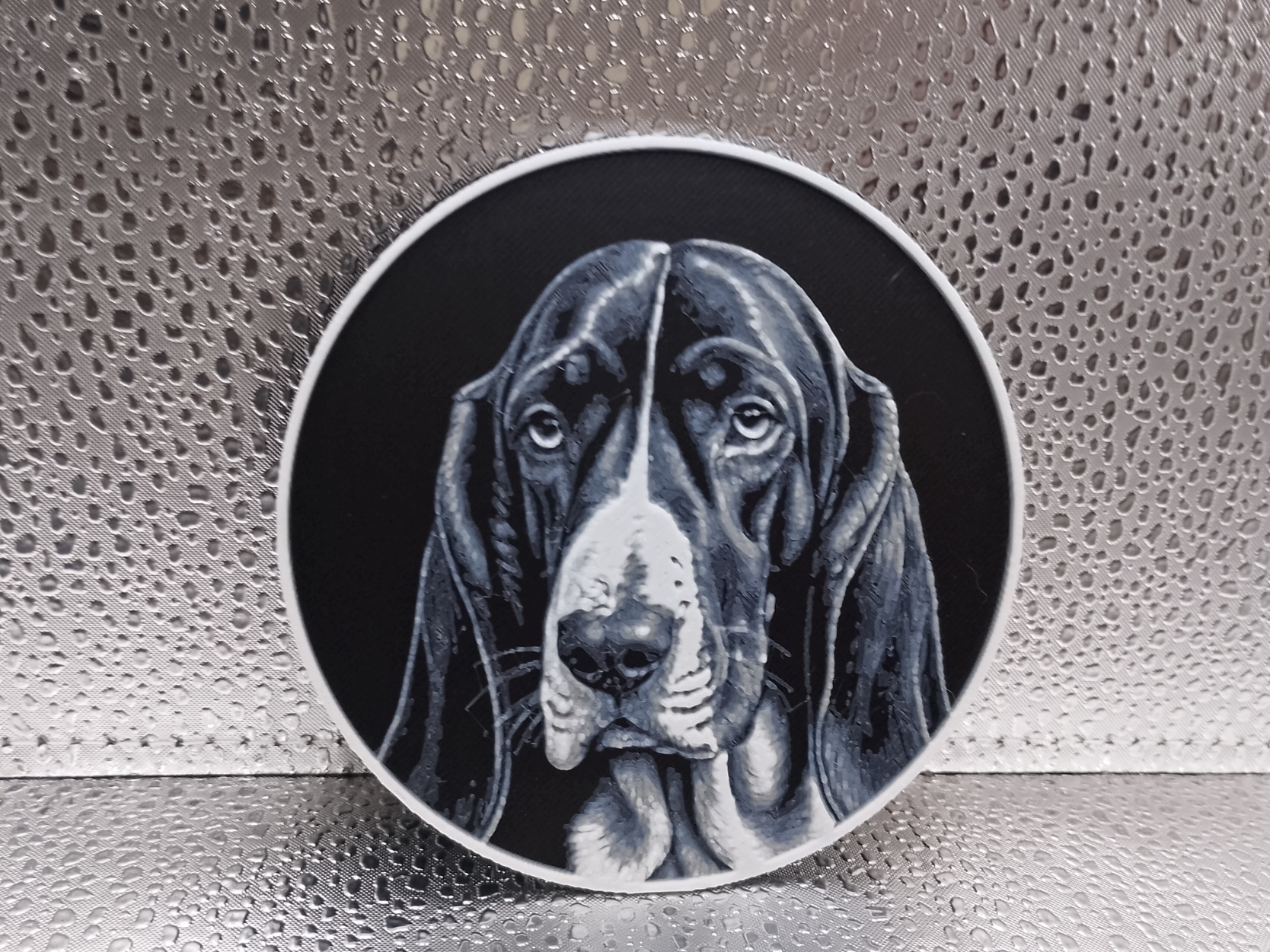Basset Hound Coaster – Hueforge