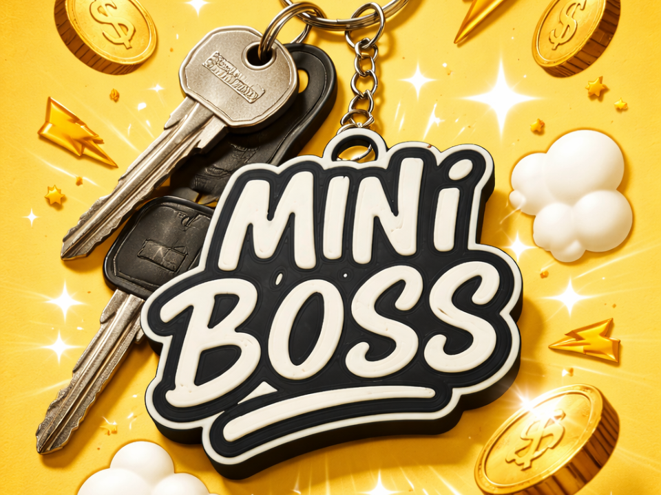 Mini Boss keychain