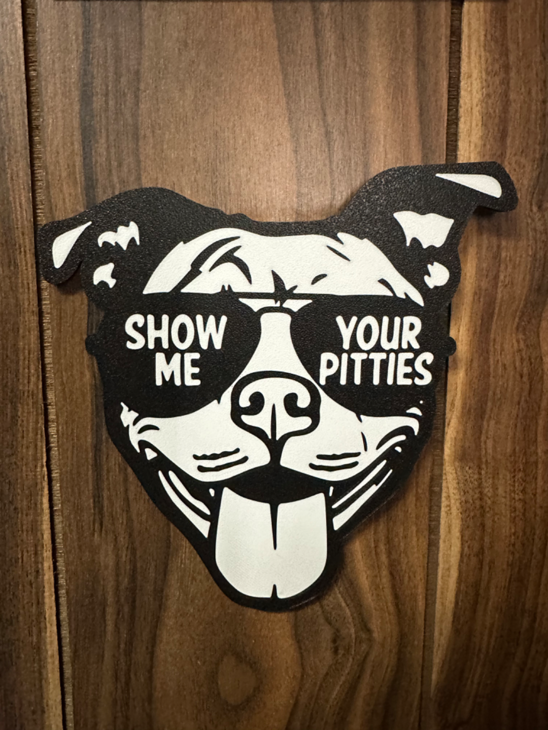 pitbull lightbox/ wall art