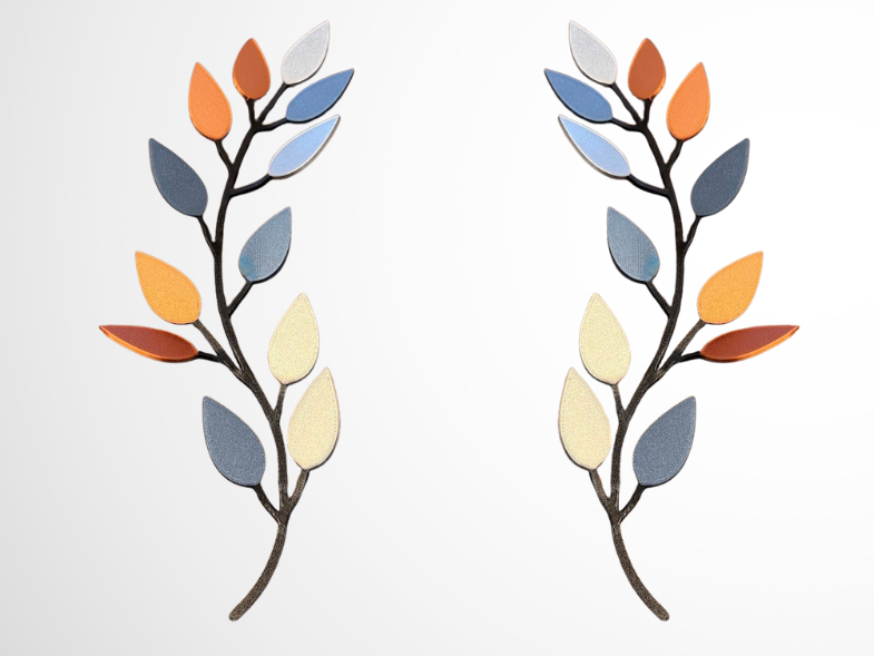 2 Pieces Tree Leaf Wall Decor Vine Branch Wall Art