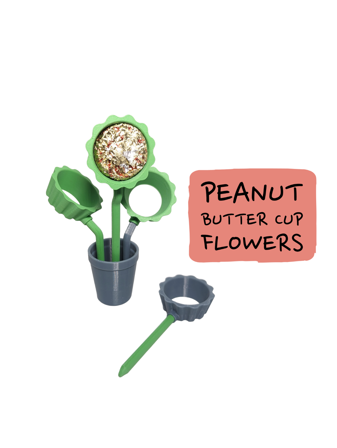 Peanut Butter Cup Flowers