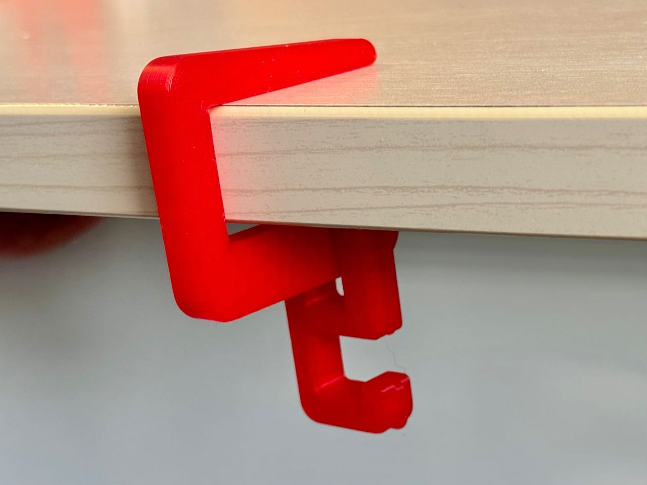 Rotated Table Bag Hook Foldable for storage