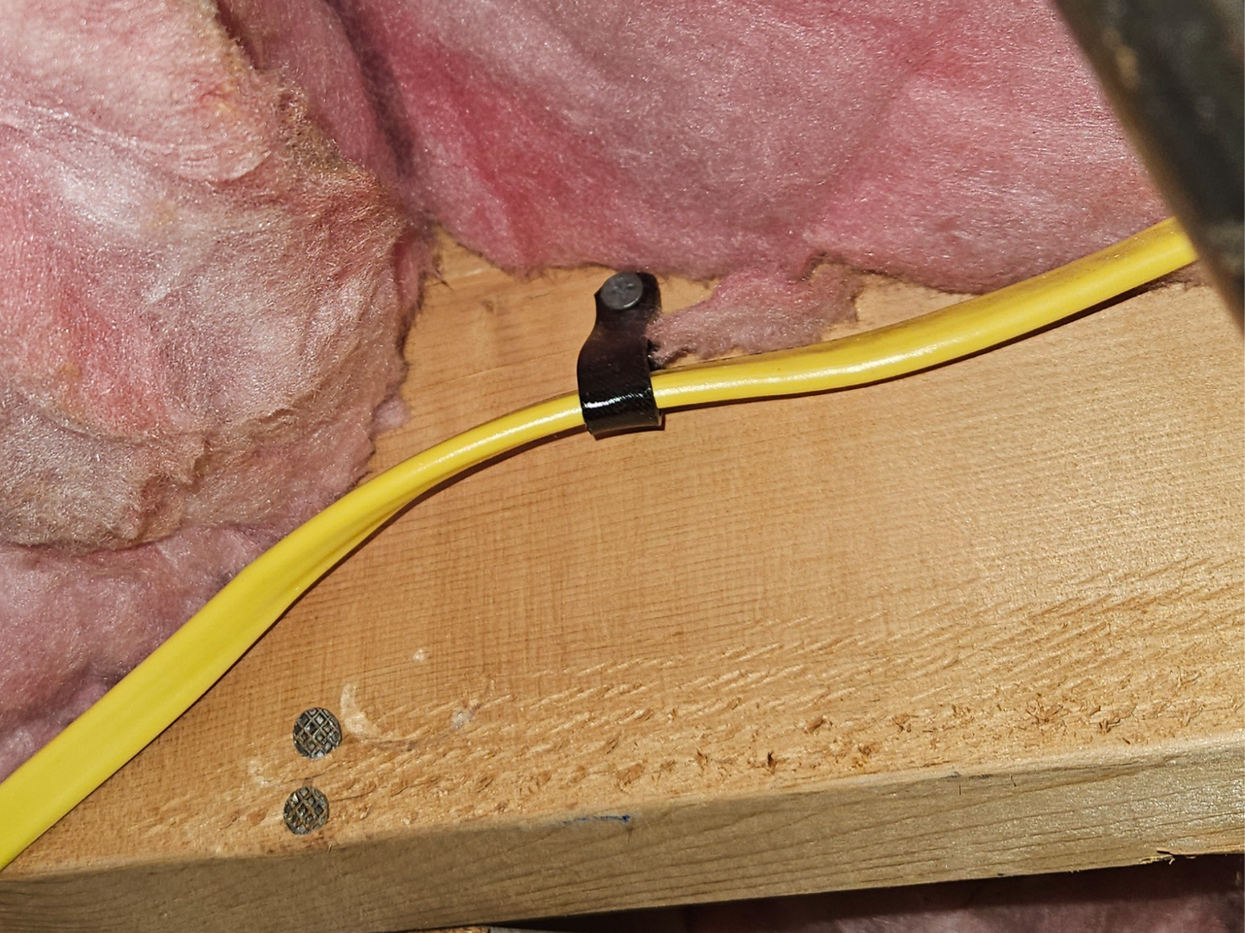 Cable straps for Romex electrical wiring
