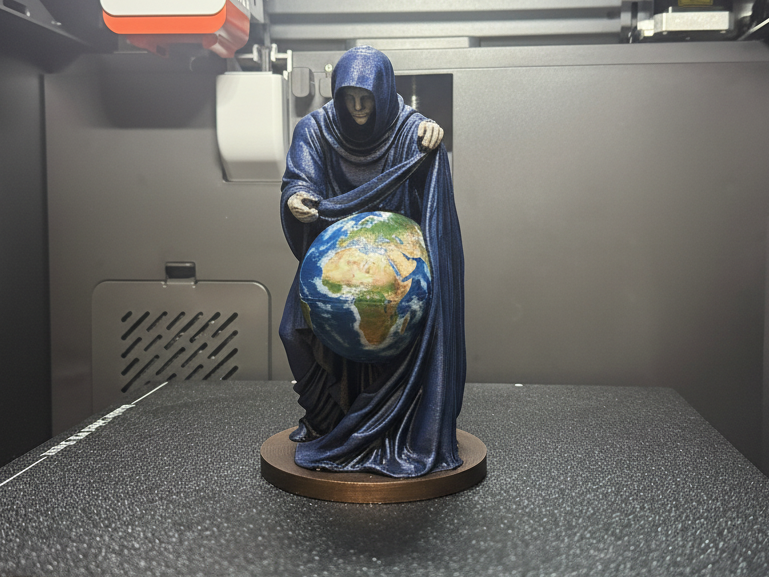 Man Covering the World