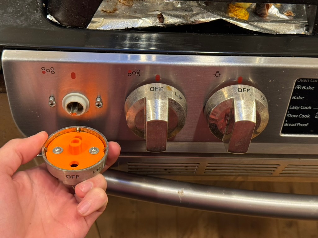 Samsung Range Knob Repair Inserts