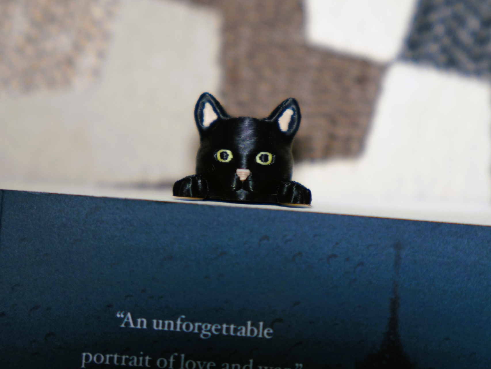 Colorized Cat Bookmark