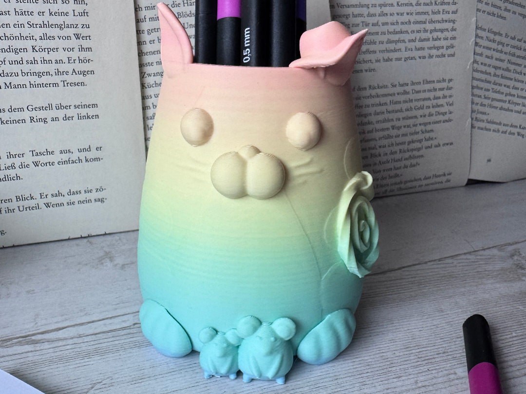 Stiftehalter „Indie die Katze“ – Organizer