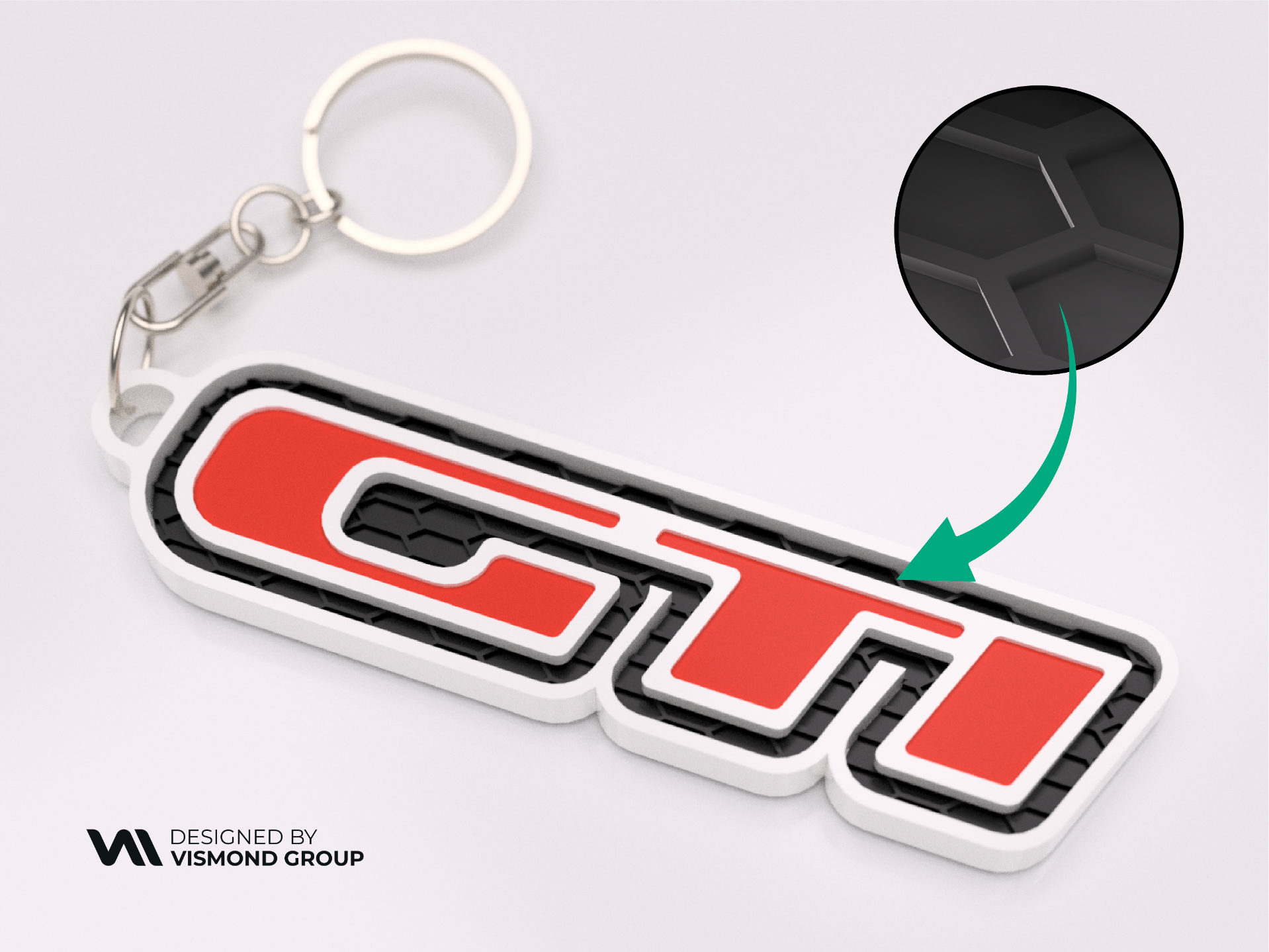 Peugeot GTI Keychain