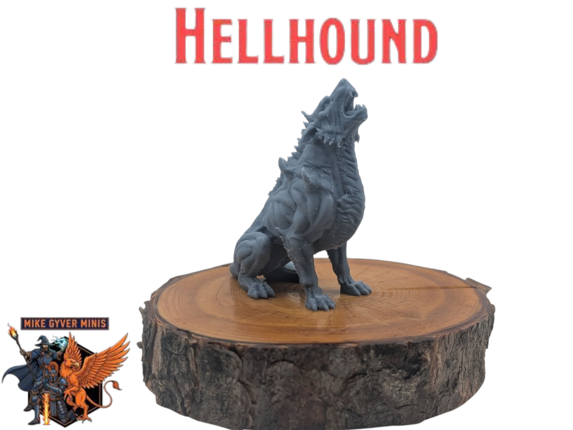DnD TTRPG Hellhound Miniature