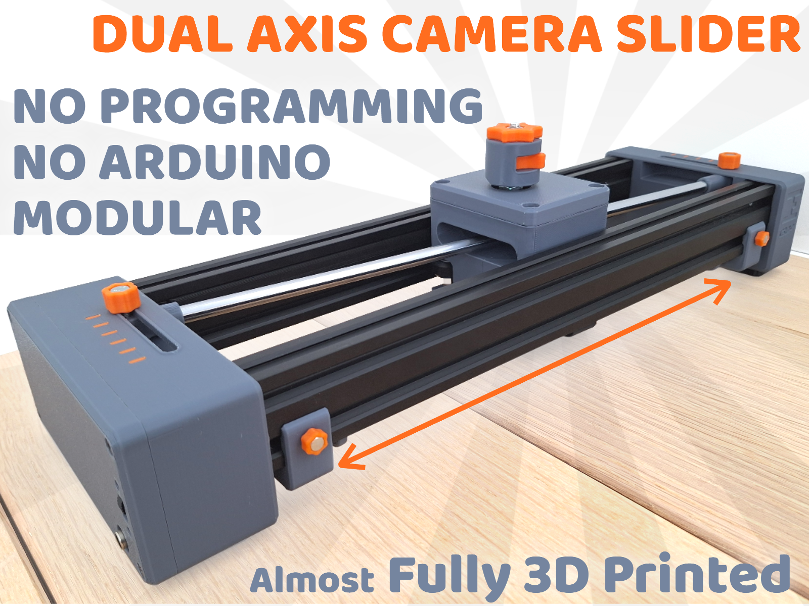 Dual Axis Motorized Camera Slider