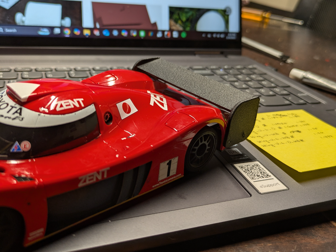 Mini-z Toyota LMP Wing