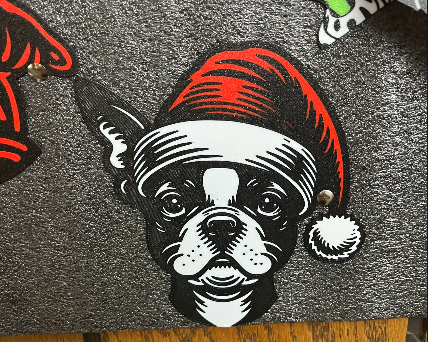 Santa Boston Terrier