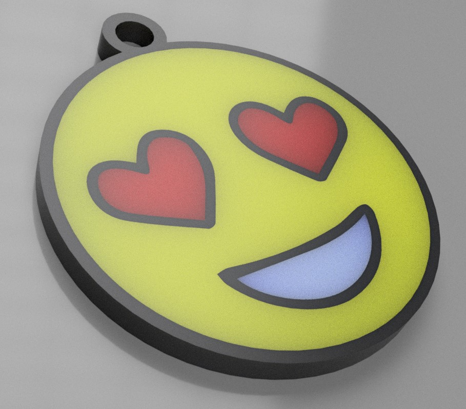 Keychain Emoji Theme - Love