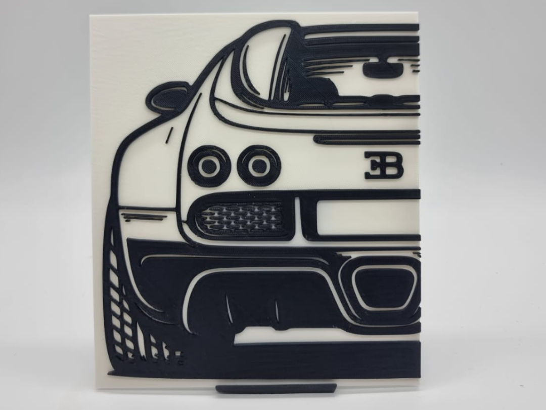 2D Wall Art Bugatti Veyron