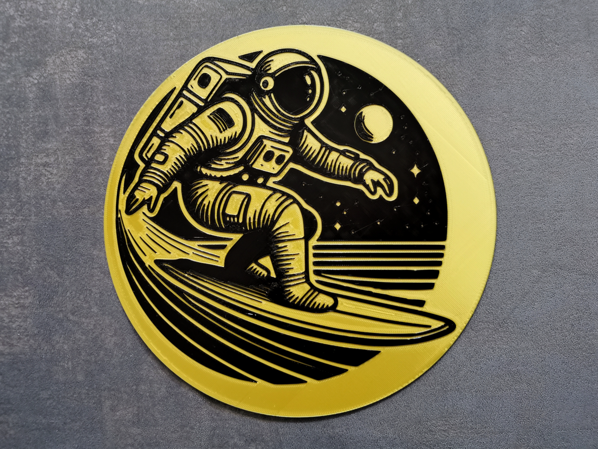 Space Surfer Mouse pad