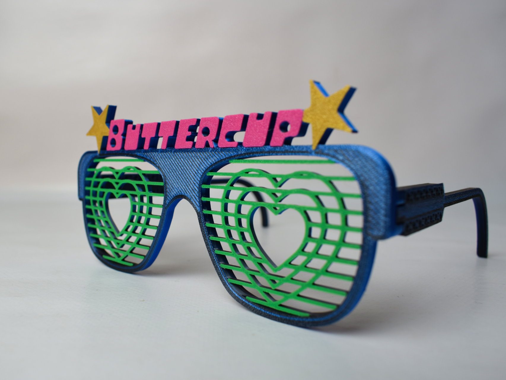 Sunglasses/party glasses PPG Buttercup