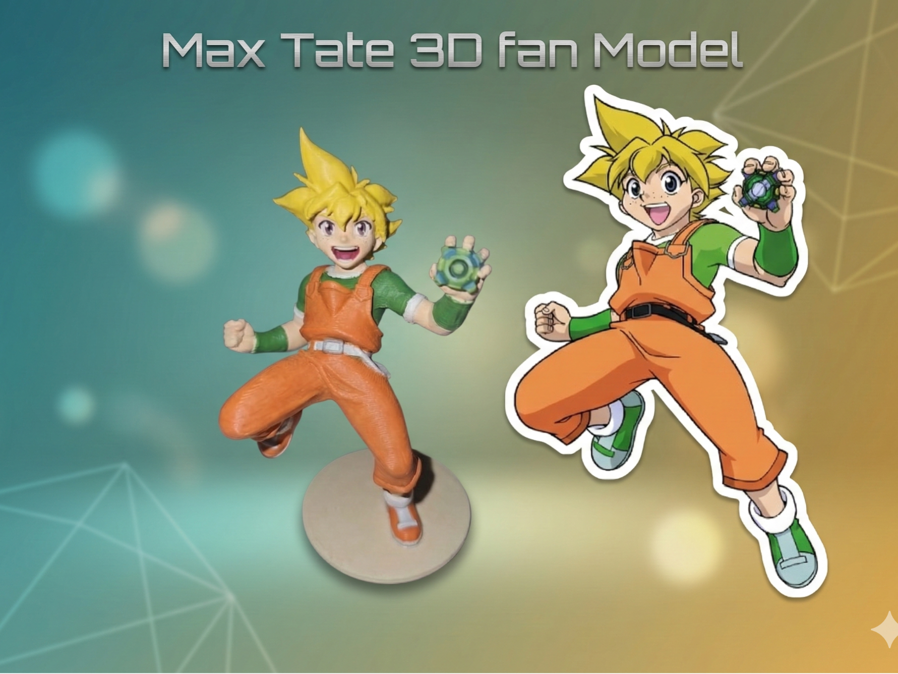 Max Tate Beyblade fan 3d model