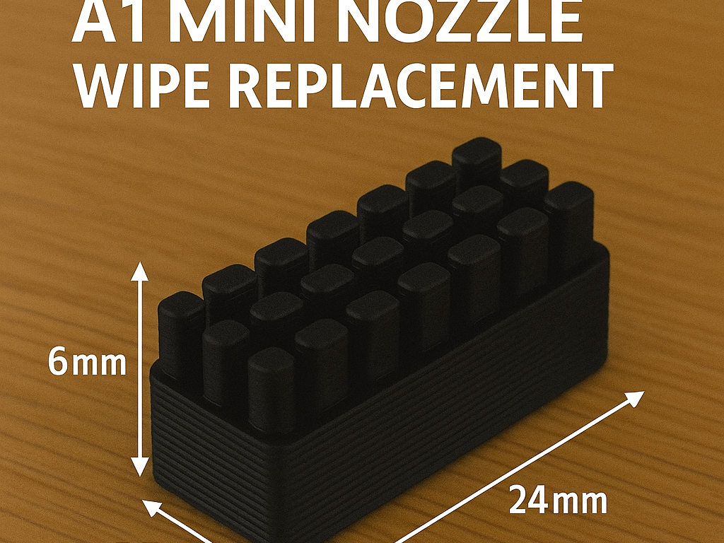 a1 Mini nozzle wiper replacement TPU