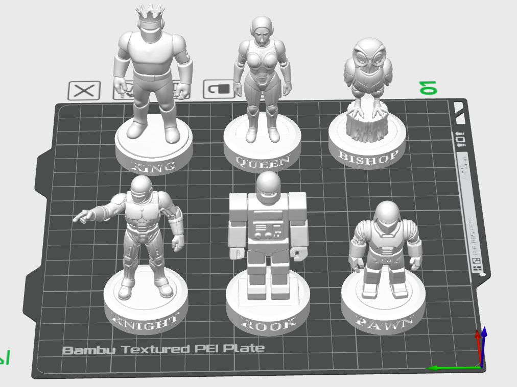 Robot Themed Chess Set ~ Tribute to