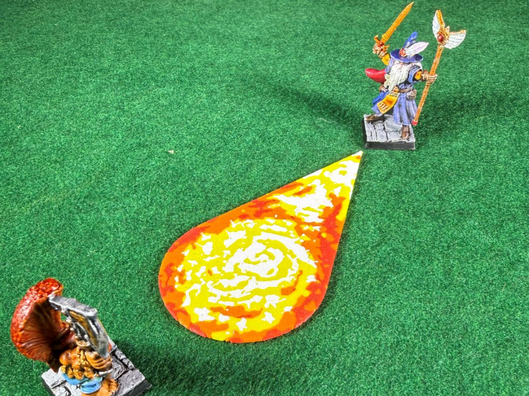 Hand Flamer/Small Flame Template