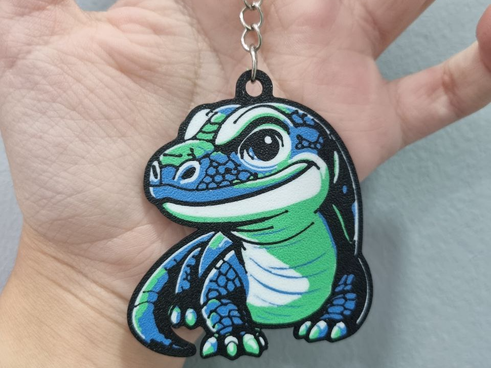 lizard keychain