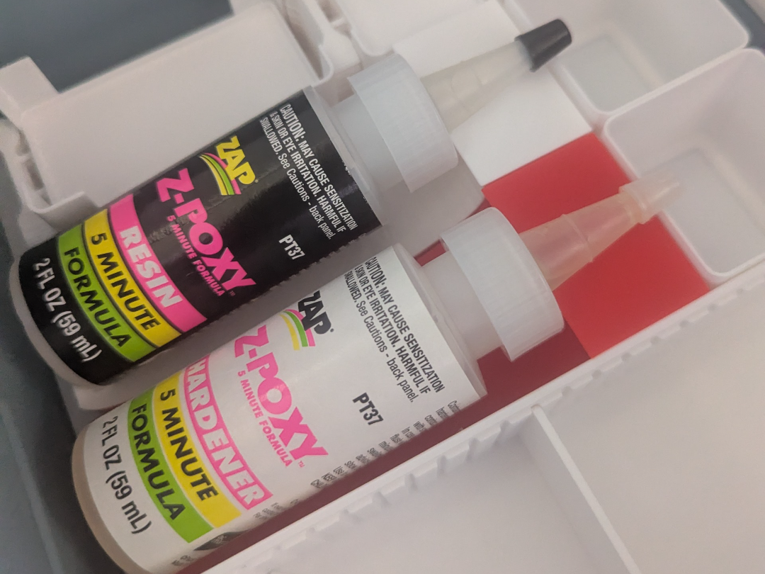 zpoxy Gridfinity 2 part epoxy bottle holder 59ml