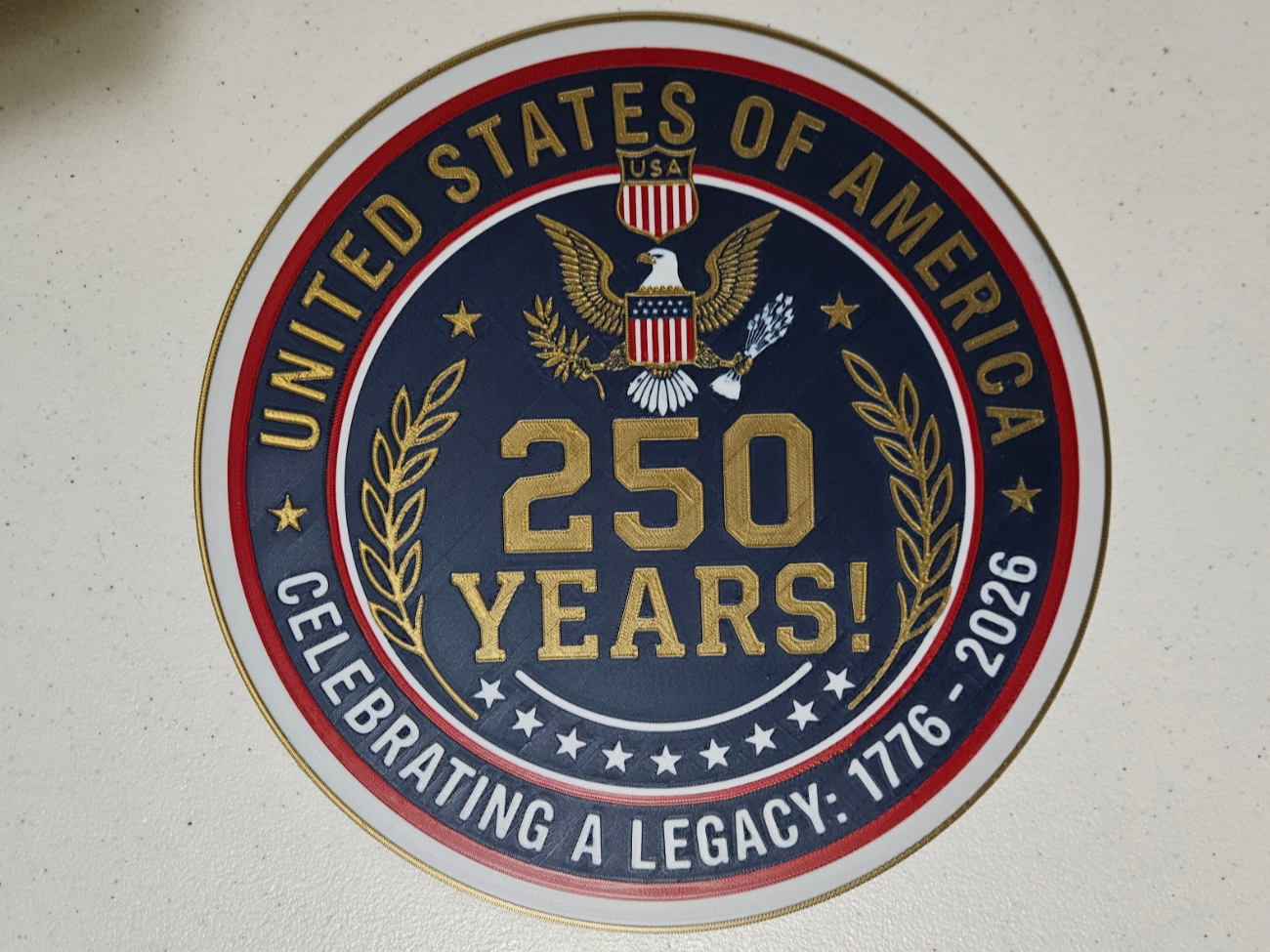 USA 250th sign