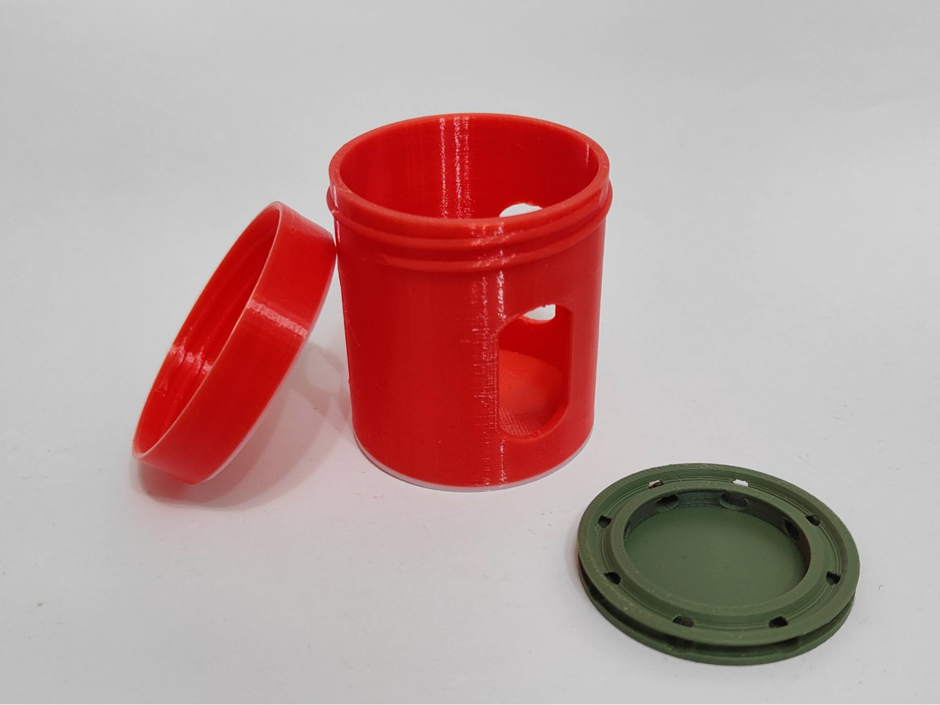 Vacuum Ring Container with Screw Cap for 45mm Ring
