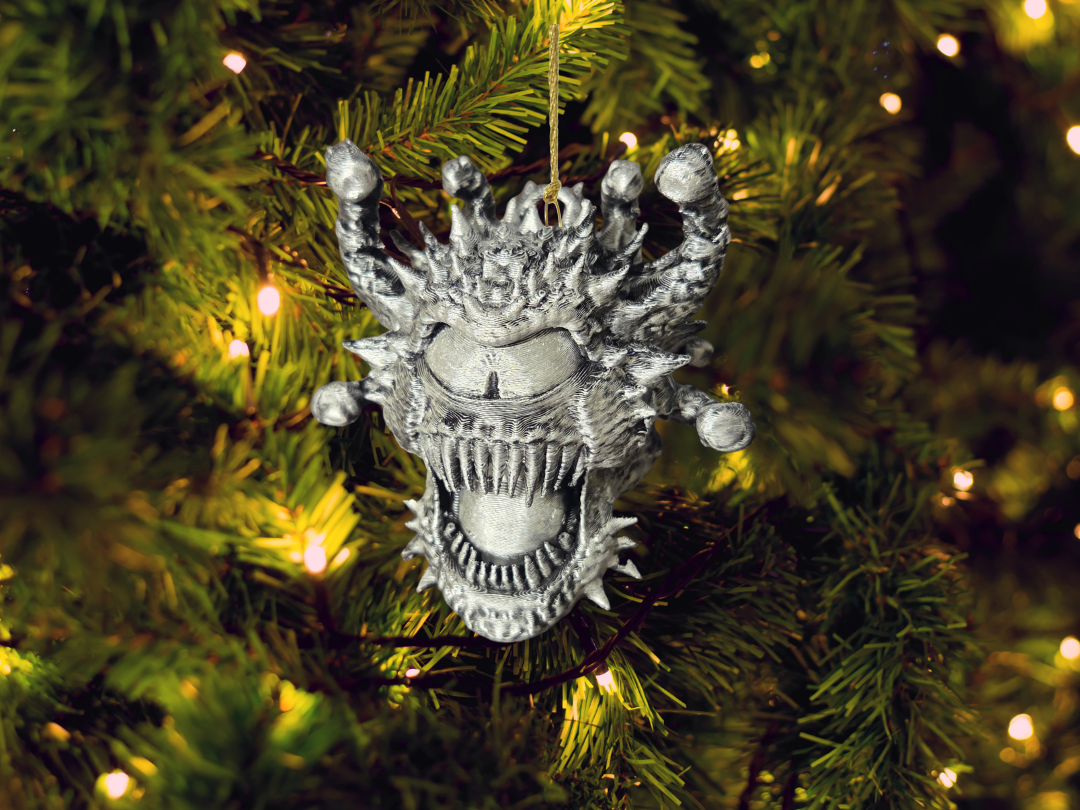 Beholder Eye Monster Christmas Ornament