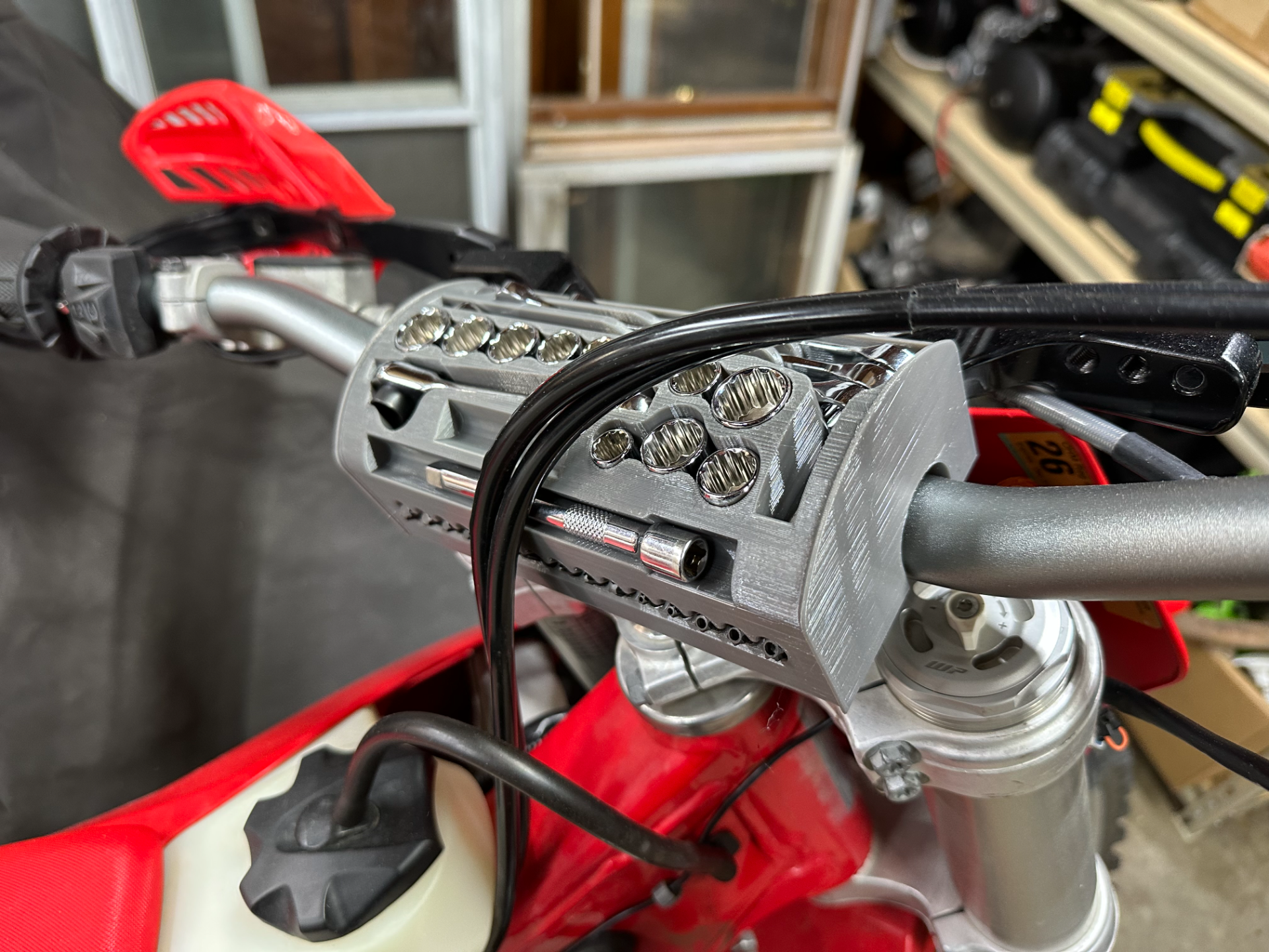 Dirtbike Tool Storage Bar Pad