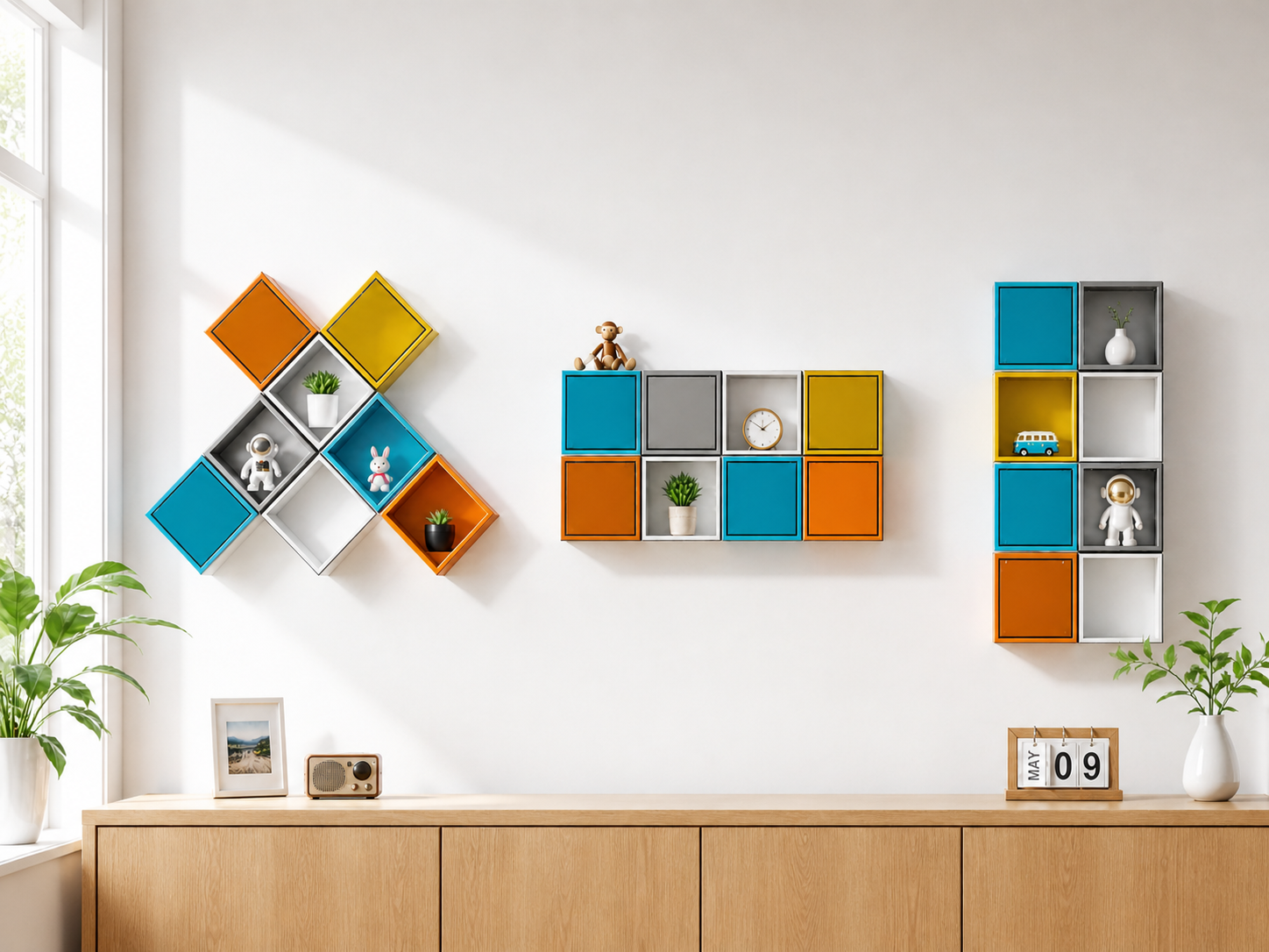 Wall-mounted box modules customized