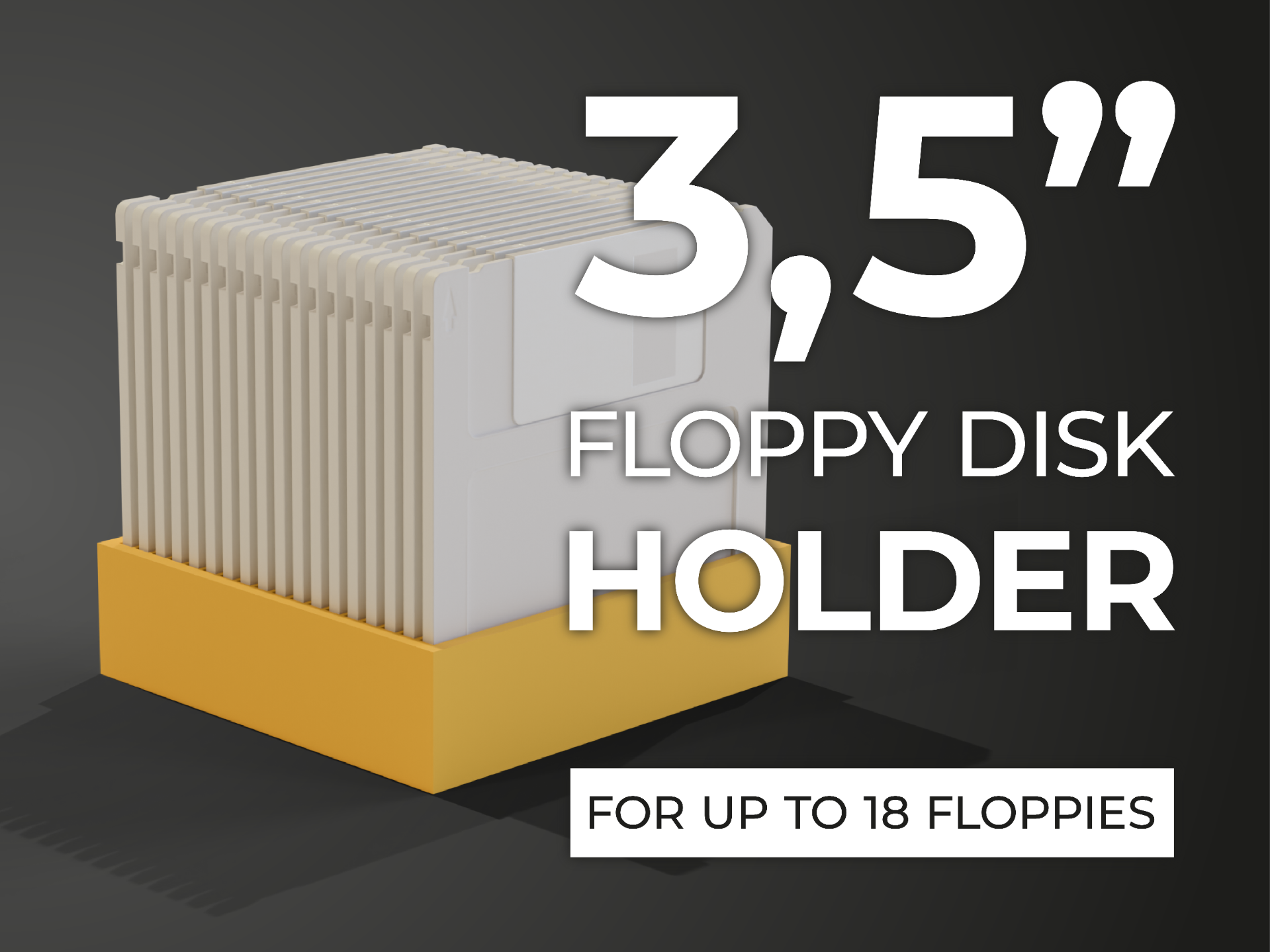 3,5" Floppy Disk Holder