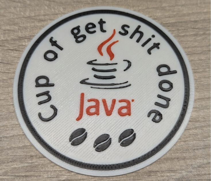 Coffee coaster Java