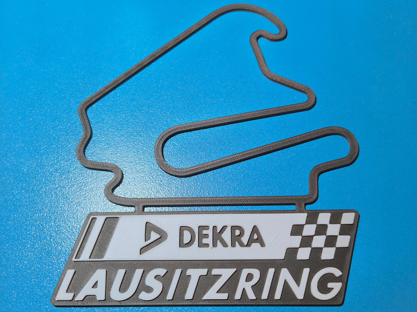 Lausitzring Track Map Wall Art