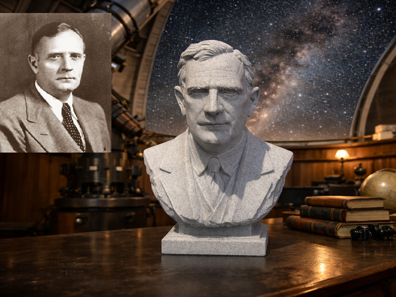 Edwin Powell Hubble — Bust