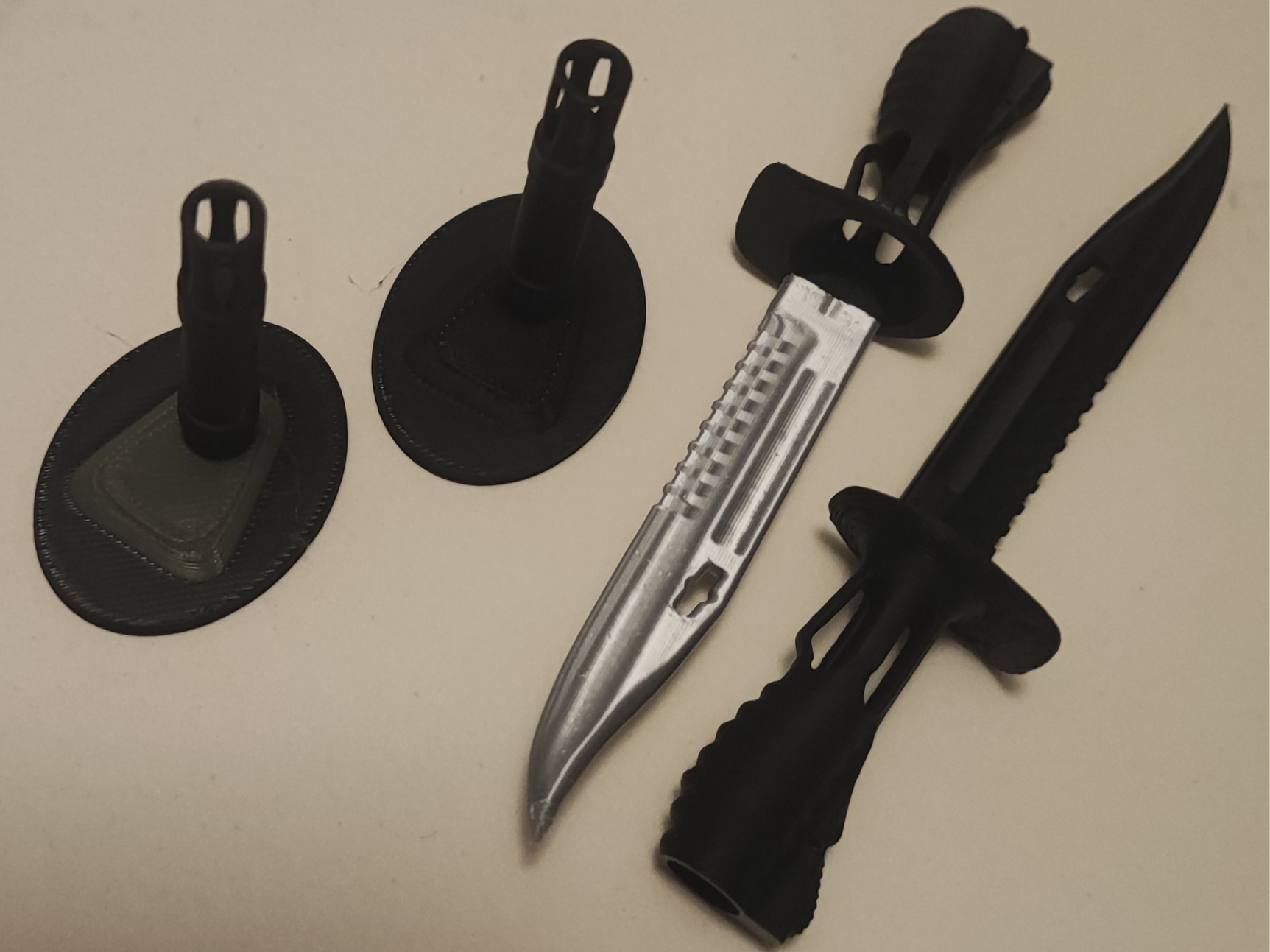Bayonet and SA80 stand