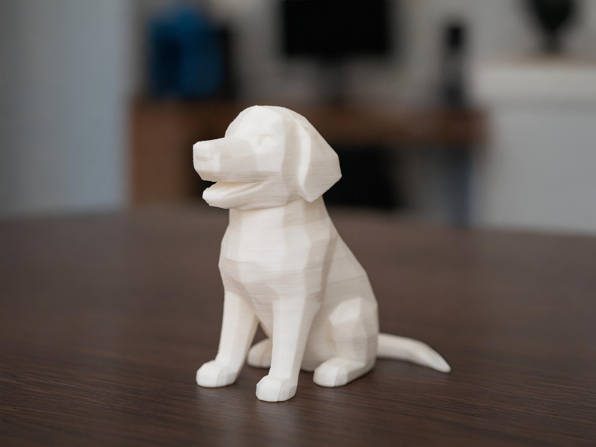 Low poly cute Labrador