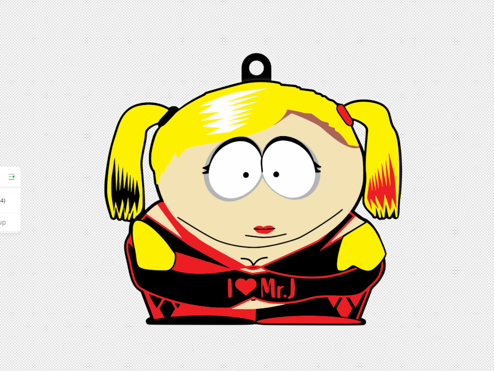 Eric Cartman as Harley Quinn