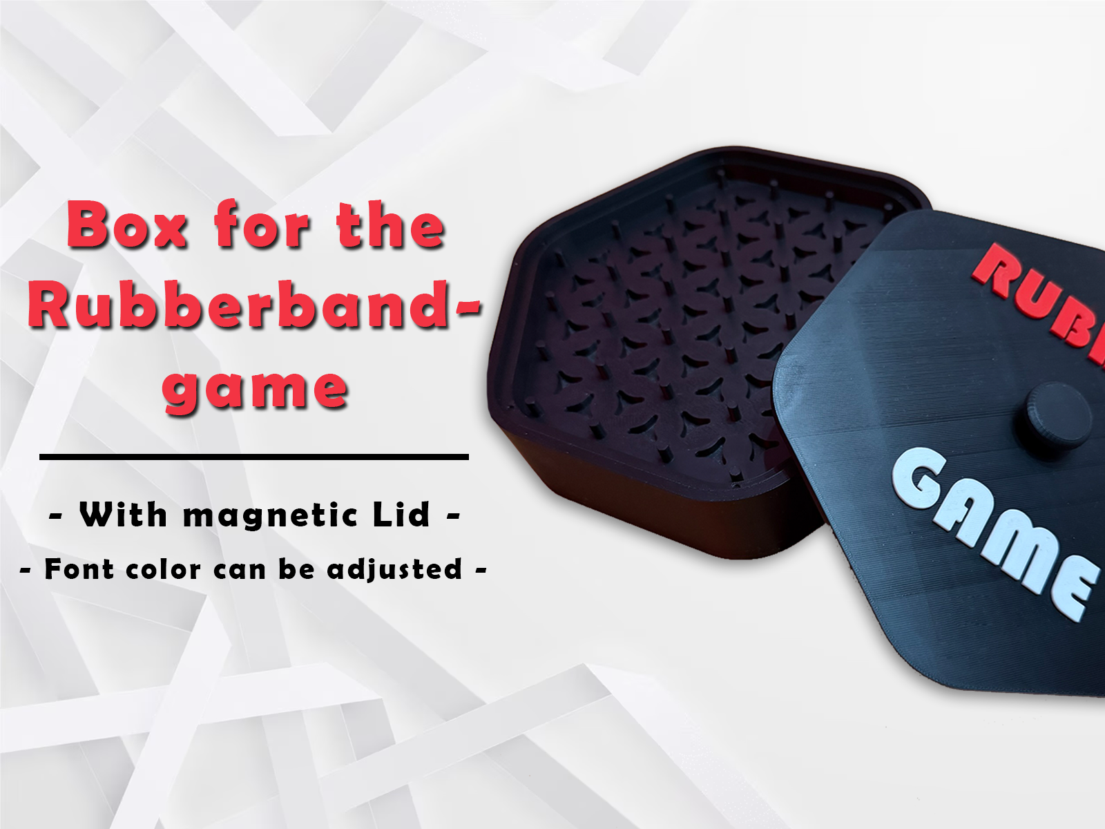 Box for the Rubberbandgame (Triggle)