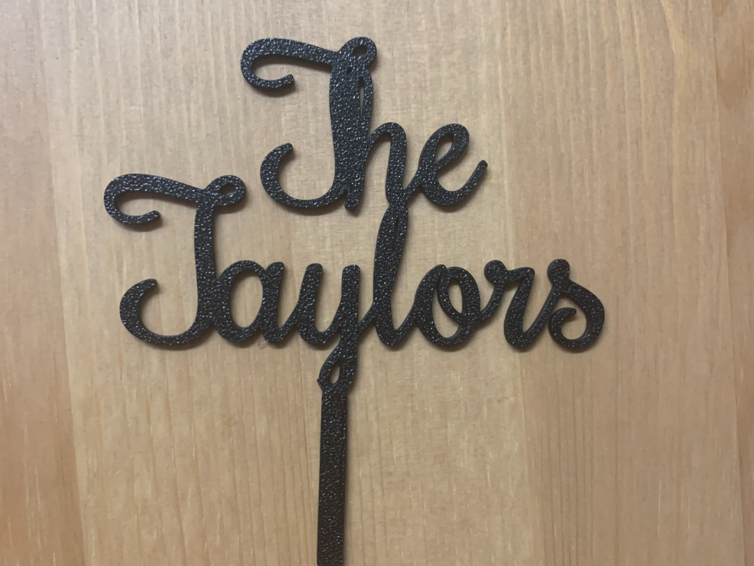 The Taylors Cake topper