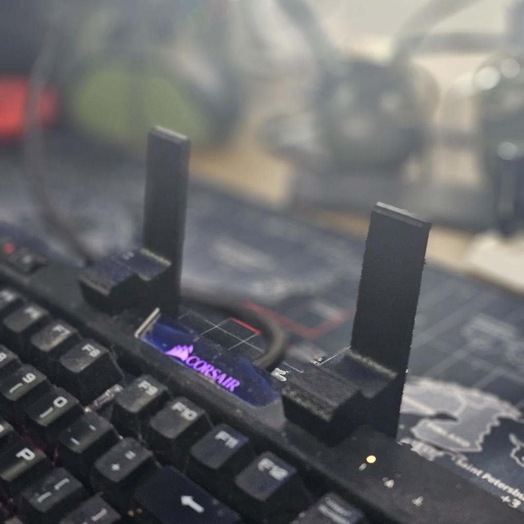 Corsair K70 Keyboard phone stand